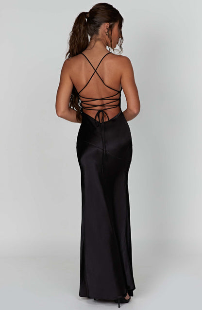 ISOBEL MAXI DRESS - BLACK