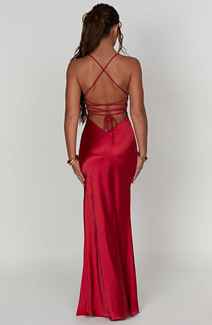 ISOBEL MAXI DRESS - RED