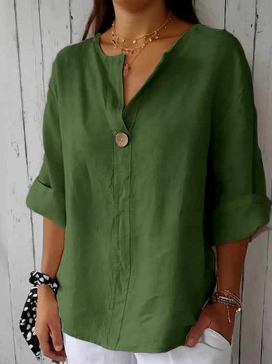 GLORIA - V-NECK BLOUSE