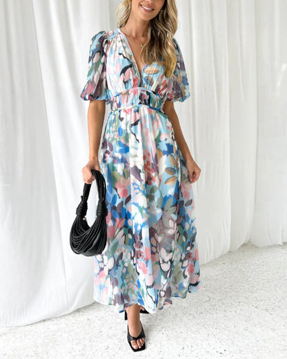 Annie - Boho Floral Maxi Dress 1