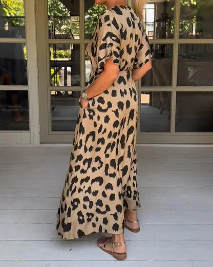 BONNIE - STYLISH LEOPARD DRESS