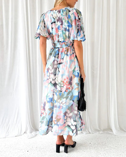 Annie - Boho Floral Maxi Dress 1