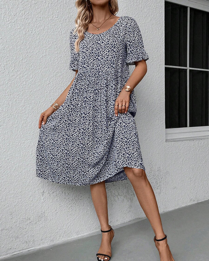 Hazel™ - Floral Midi Dress