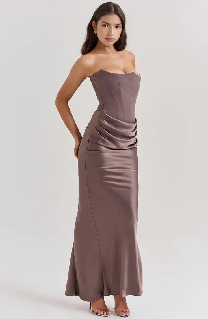 Jessica™ - Strapless Elegant Maxi Dress