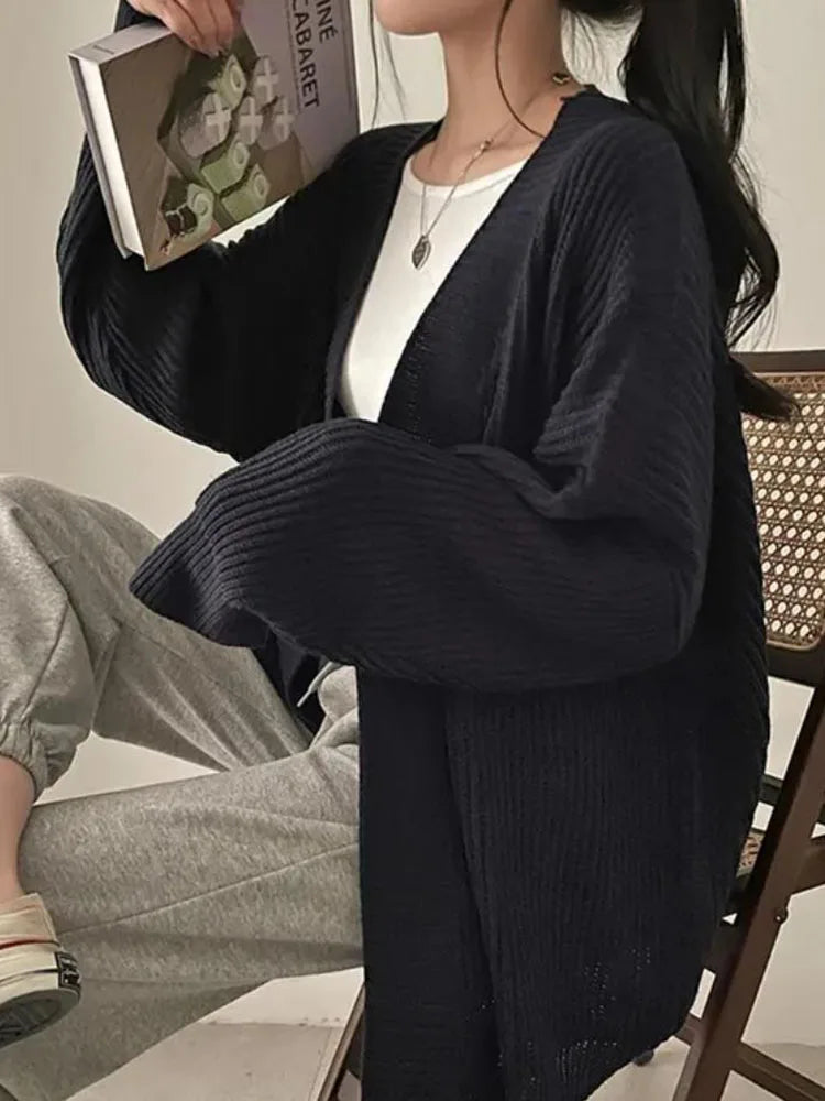 Ella™ | Cozy Open-Front Cardigan