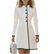 Light Luxury Chanel Style Contrasting Hem Round Neck Dress