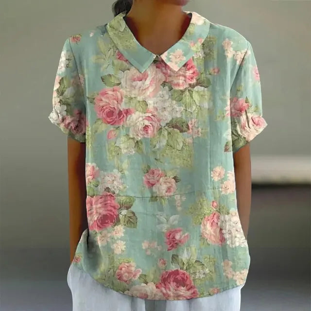 LILA - FLORAL PRINT BLOUSE