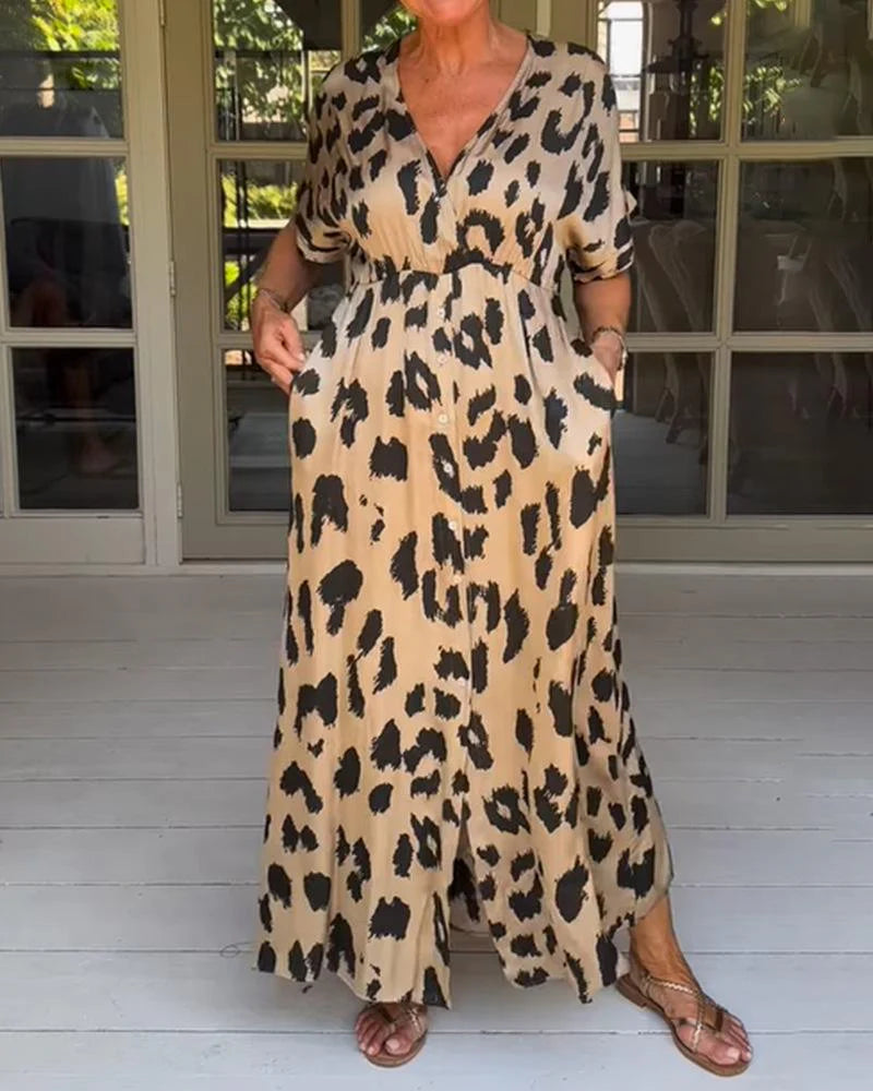 BONNIE - STYLISH LEOPARD DRESS