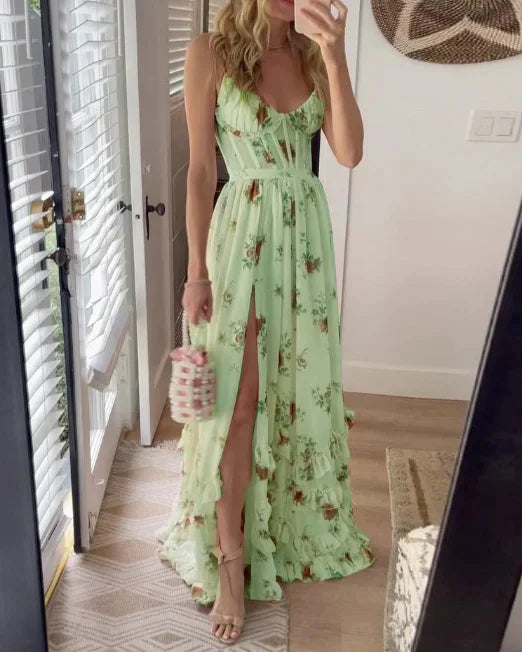 Gwenyth - Floral Flowy Maxi Dress