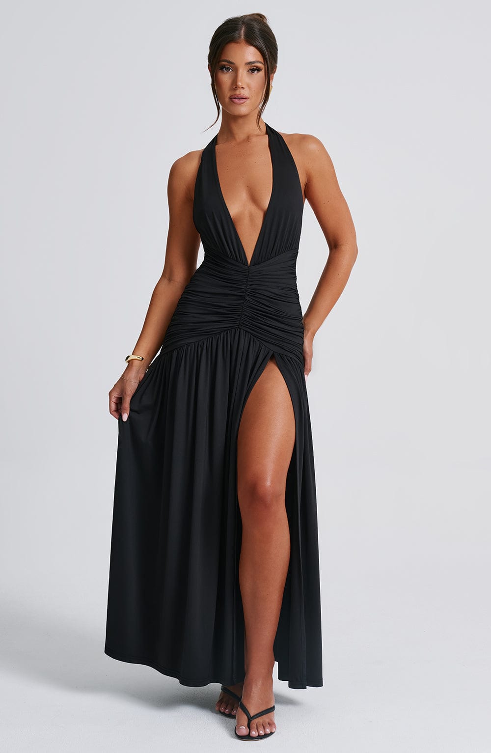 MELANIA MAXI DRESS - BLACK