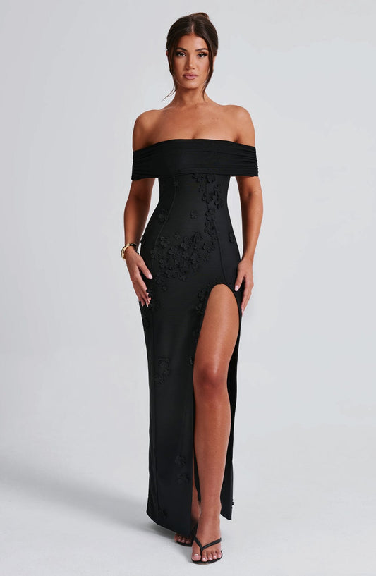 MILANI MAXI DRESS - BLACK