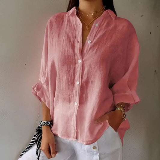 MAY - ELEGANT POLO BLOUSE