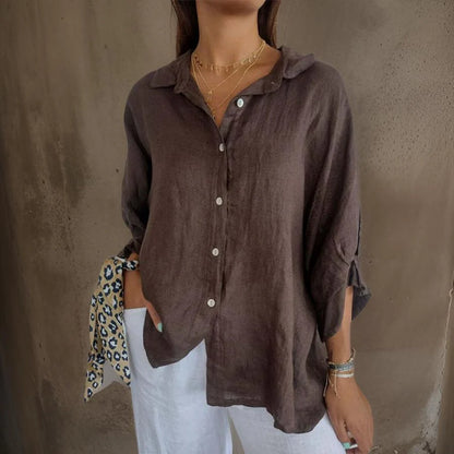 MAY - ELEGANT POLO BLOUSE