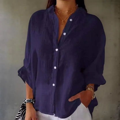 MAY - ELEGANT POLO BLOUSE